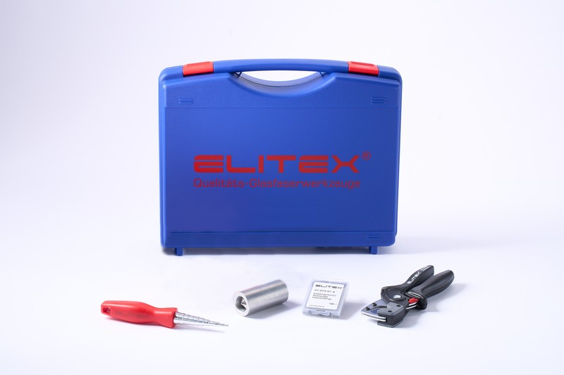 Glasfaserwerkzeug-SET im Koffer